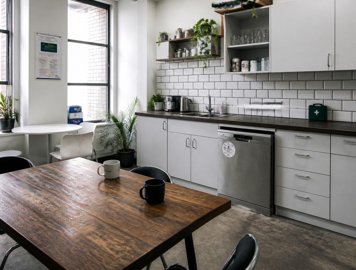 Small office kitchen area